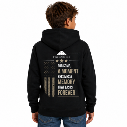 Youth Salute Wear Hoodie – Black
