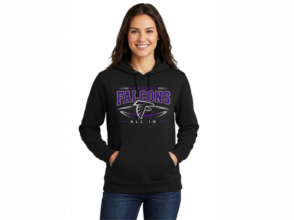 Custom Falcons Name & Number Sweatshirt ADULT