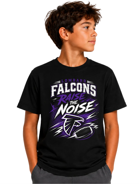 Falcons Football D4- YOUTH BLACK
