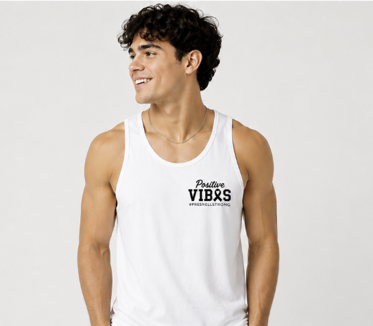 Unisex Fine Jersey Tank Top Left Chest