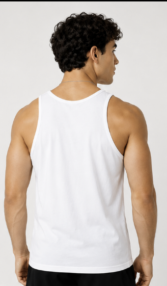 Unisex Fine Jersey Tank Top Left Chest