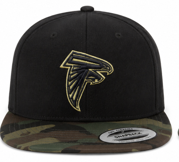 Salute Wear Hat – Black with Camo Brim