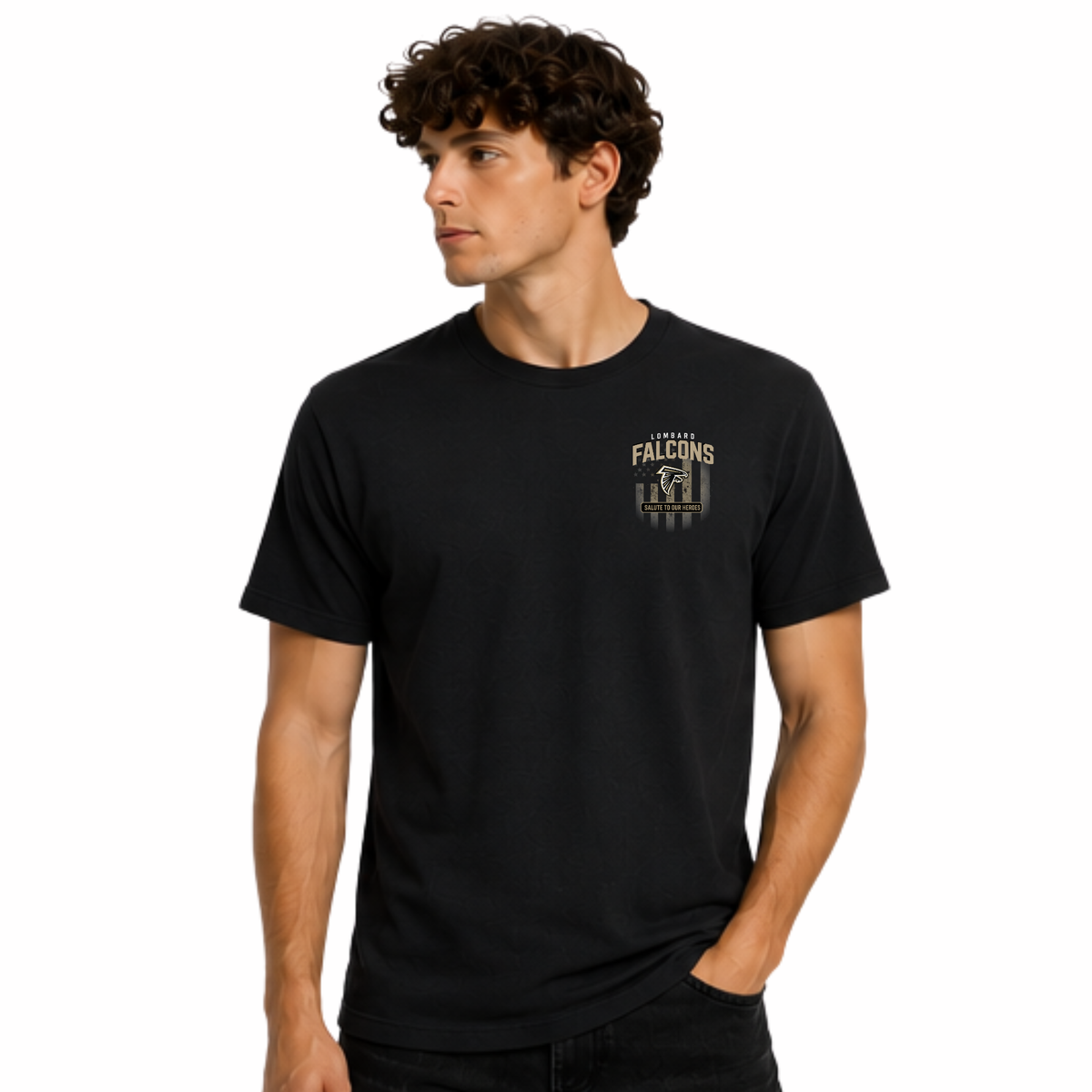 Unisex Salute Wear Tee – Black