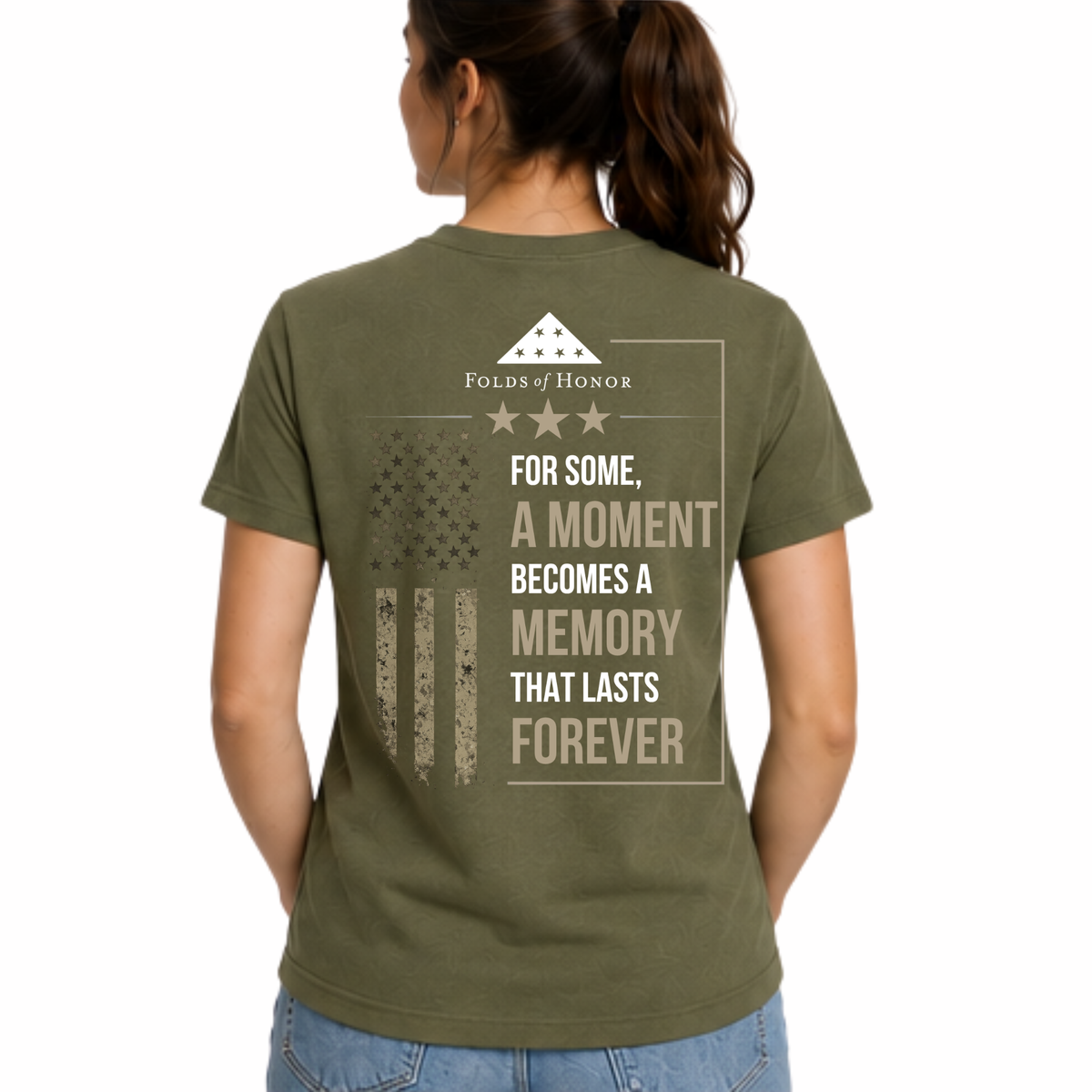 Unisex Salute Wear Tee – Military Green