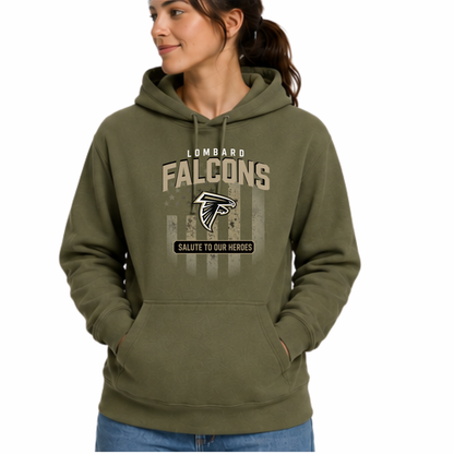 Salute Wear Hoodie – Military Green