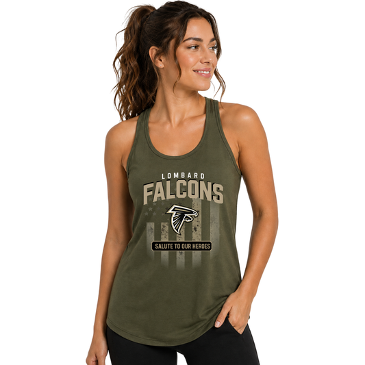 Unisex Salute Wear Tank –Military Green