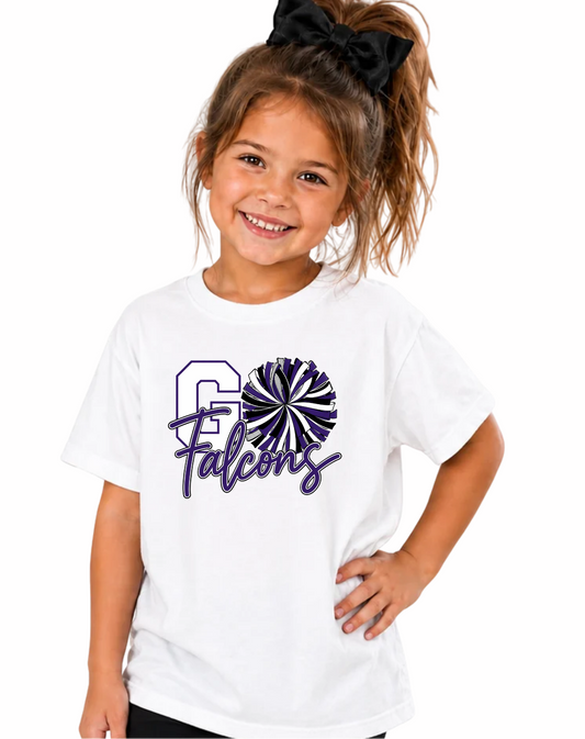 Falcons Cheer 2- YOUTH WHITE