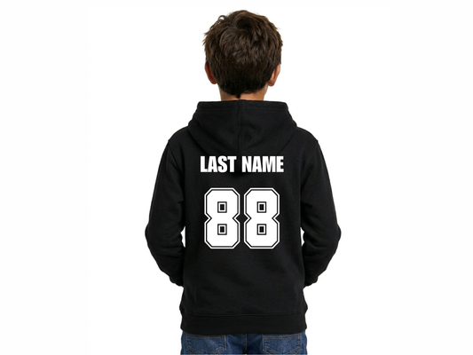 Custom Falcons Name & Number Sweatshirt YOUTH