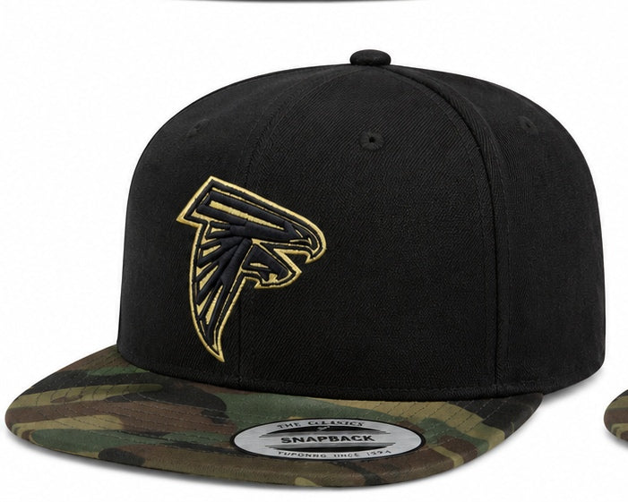 Salute Wear Hat – Black with Camo Brim