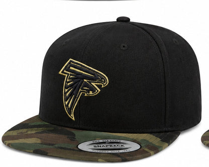 Salute Wear Hat – Black with Camo Brim