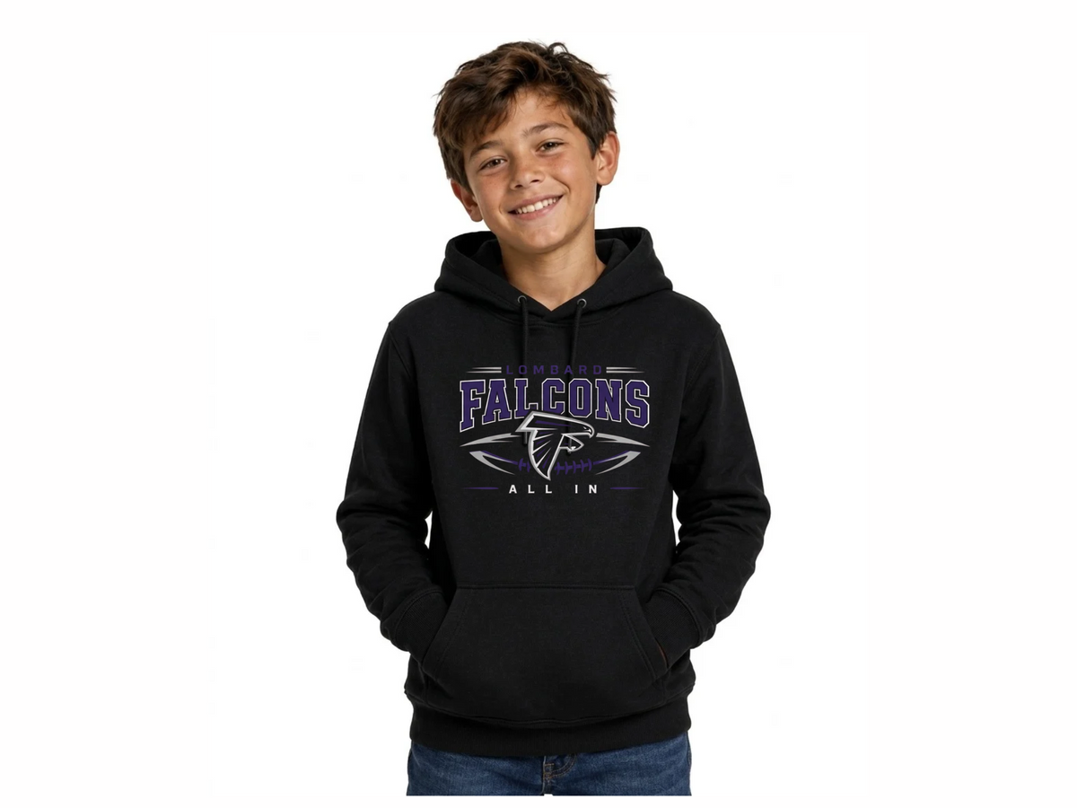 Custom Falcons Name & Number Sweatshirt YOUTH